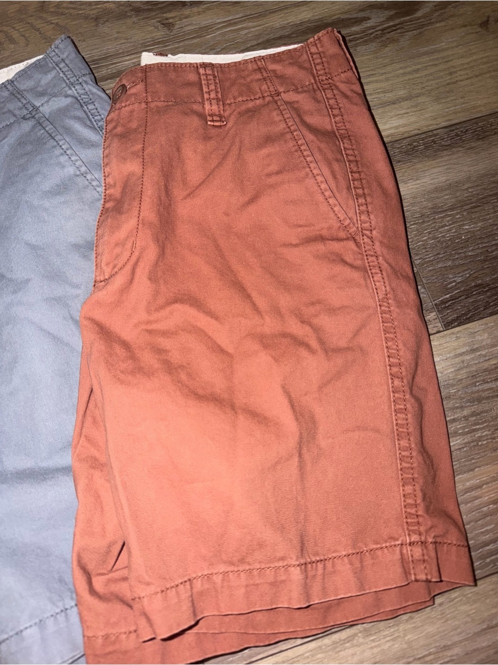 Men Old Navy Lived in Straight Style Shorts - Navy, Light Gray, Rust - Picture 2 of 4